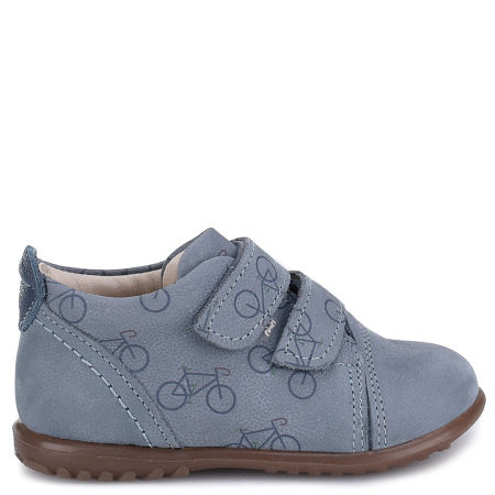 Malmo Roczki® niebieskie trzewiki dziecięce ze skóry naturalnej
