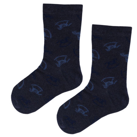 Skarpetki bawełniane granatowe w koniki