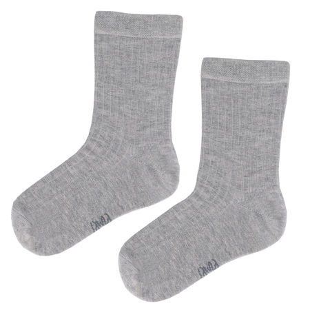 Skarpetki z bawełny organicznej jasnoszare