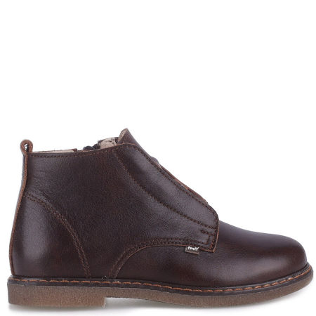 Brixton brązowe trzewiki dziecięce ze skóry naturalnej