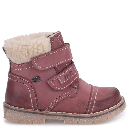 Stockholm membrana fioletowe trzewiki dziecięce ze skóry naturalnej