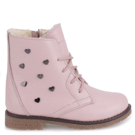 Natori membrana różowe trzewiki dziecięce ze skóry naturalnej