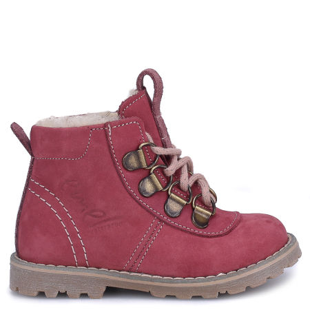 Ontario membrana różowe trzewiki dziecięce ze skóry naturalnej