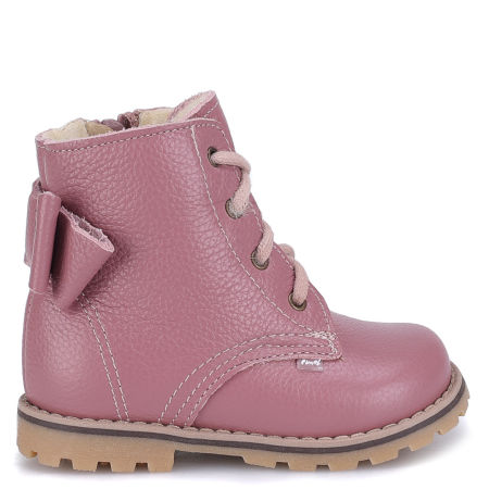 Lana membrana różowe trzewiki dziecięce ze skóry naturalnej
