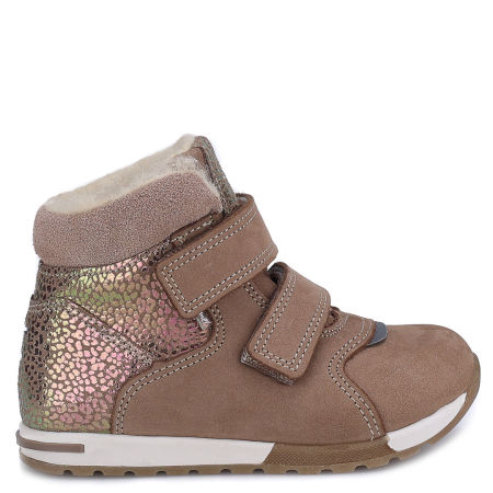 Dolomiti membrana beżowe trzewiki dziecięce ze skóry naturalnej