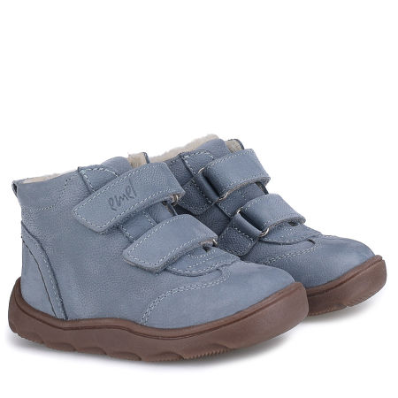 Kodiak barefoot membrana niebieskie traperki dziecięce ze skóry naturalnej zdjęcie 1