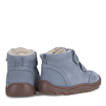 Kodiak barefoot membrana niebieskie traperki dziecięce ze skóry naturalnej zdjęcie 3