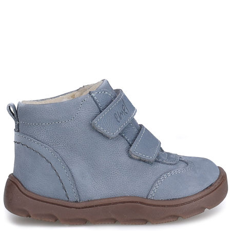 Kodiak barefoot membrana niebieskie traperki dziecięce ze skóry naturalnej