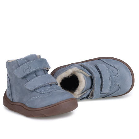Kodiak barefoot membrana niebieskie traperki dziecięce ze skóry naturalnej zdjęcie 4