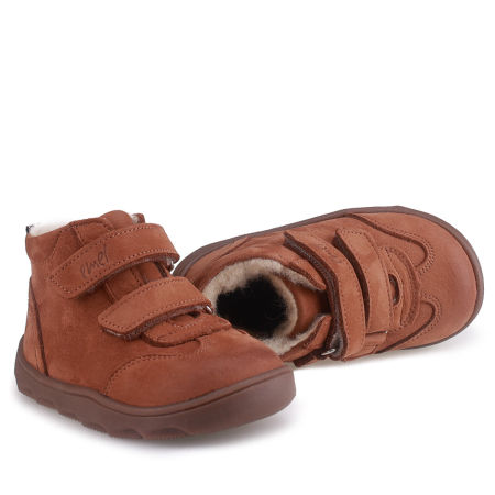 Kodiak barefoot membrana brązowe traperki dziecięce ze skóry naturalnej zdjęcie 4