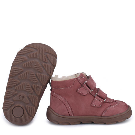 Kodiak barefoot membrana różowe traperki dziecięce ze skóry naturalnej zdjęcie 2