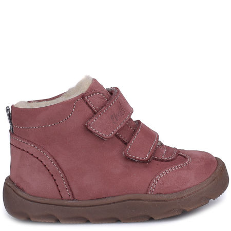 Kodiak barefoot membrana różowe traperki dziecięce ze skóry naturalnej