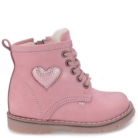 Bergen membrana różowe trzewiki dziecięce ze skóry naturalnej