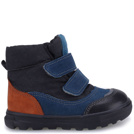 Everest membrana granatowe śniegowce dziecięce ze skóry naturalnej