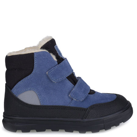 Tundra membrana niebieskie trzewiki dziecięce ze skóry naturalnej