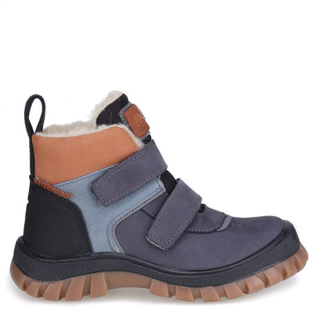 Patagonia membrana niebieskie traperki dziecięce ze skóry naturalnej