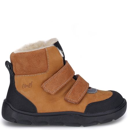 Inari membrana brązowe traperki dziecięce ze skóry naturalnej