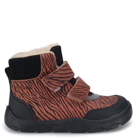 Inari barefoot membrana brązowe trzewiki dziecięce ze skóry naturalnej