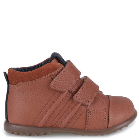 Brooklyn Roczki® membrana brązowe trzewiki dziecięce ze skóry naturalnej