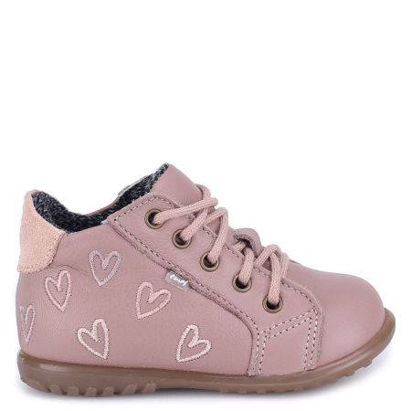London Roczki® membrana różowe trzewiki dziecięce ze skóry naturalnej