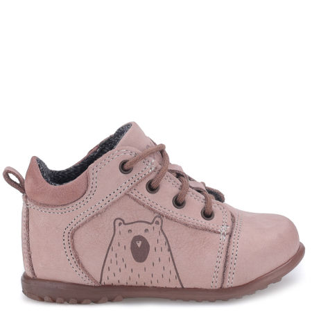 Boston Roczki® membrana beżowe trzewiki dziecięce ze skóry naturalnej