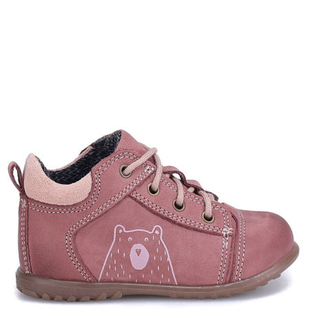 Boston Roczki® membrana fioletowe trzewiki dziecięce ze skóry naturalnej