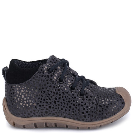 Hamilton Roczki® membrana czarne trzewiki dziecięce ze skóry naturalnej