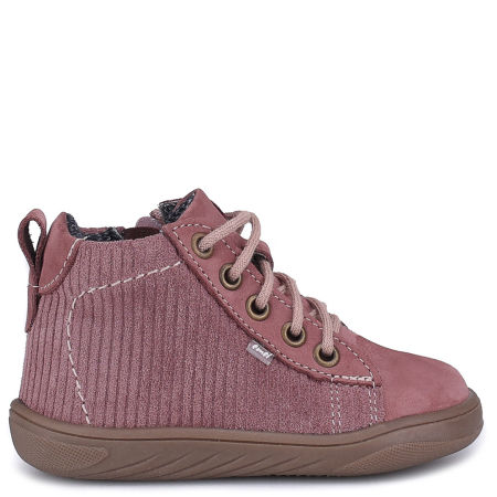 Etna barefoot membrana fioletowe trampki dziecięce ze skóry naturalnej