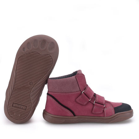 Nilo barefoot membrana różowe trampki dziecięce ze skóry naturalnej zdjęcie 2