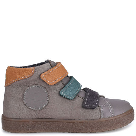 Chester membrana szare trampki dziecięce ze skóry naturalnej