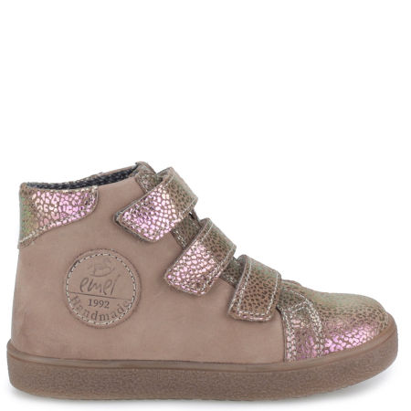 Chester membrana beżowe trampki dziecięce ze skóry naturalnej