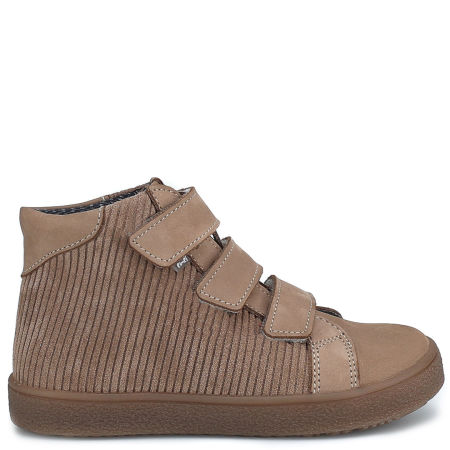 Chester membrana beżowe trampki dziecięce ze skóry naturalnej