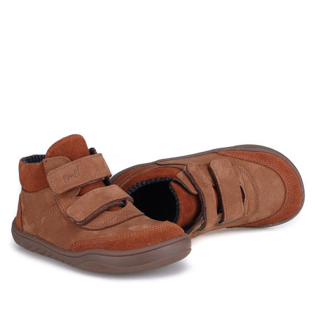 Haga barefoot membrana brązowe trampki dziecięce ze skóry naturalnej zdjęcie 4