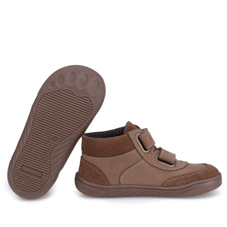Haga barefoot membrana beżowe trampki dziecięce ze skóry naturalnej zdjęcie 2