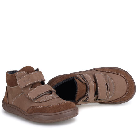 Haga barefoot membrana beżowe trampki dziecięce ze skóry naturalnej zdjęcie 4