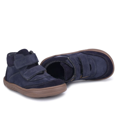 Haga barefoot membrana granatowe trampki dziecięce ze skóry naturalnej zdjęcie 4