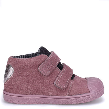 Togo membrana fioletowe trampki dziecięce ze skóry naturalnej