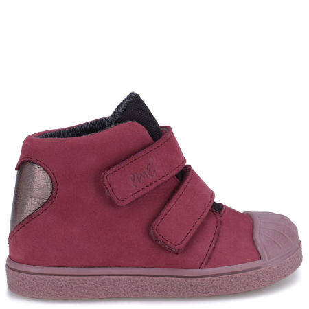 Togo membrana różowe trampki dziecięce ze skóry naturalnej