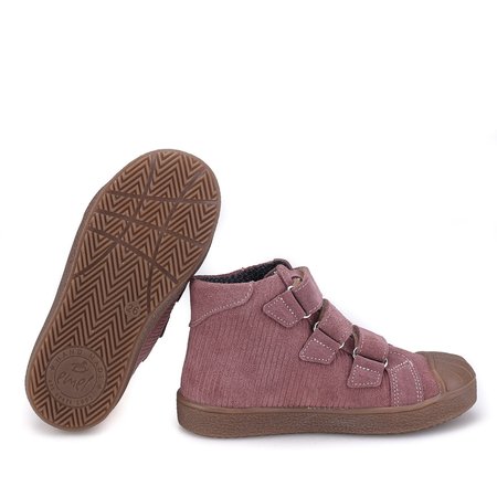 Tulum membrana różowe trampki dziecięce ze skóry naturalnej