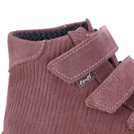 Tulum membrana różowe trampki dziecięce ze skóry naturalnej