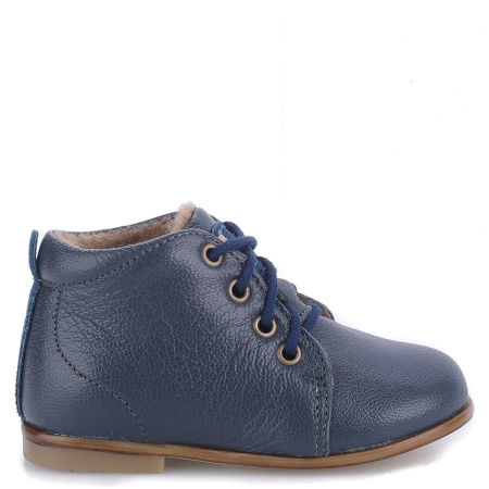 Copenhagen Roczki® membrana granatowe trzewiki dziecięce ze skóry naturalnej