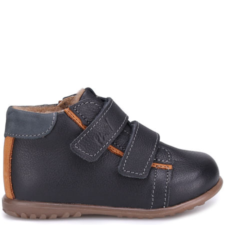  Budapest Roczki® membrana granatowe trzewiki dziecięce ze skóry naturalnej