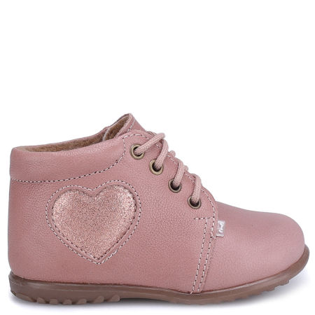 Denver Roczki® membrana różowe trzewiki dziecięce ze skóry naturalnej