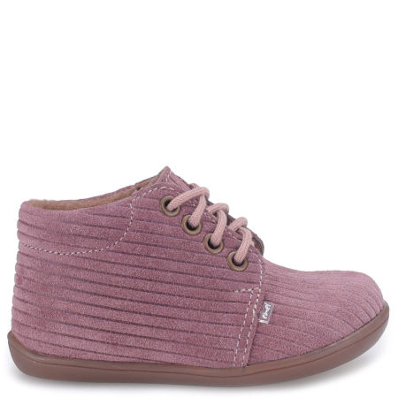 Arno barefoot membrana fioletowe trzewiki dziecięce ze skóry naturalnej