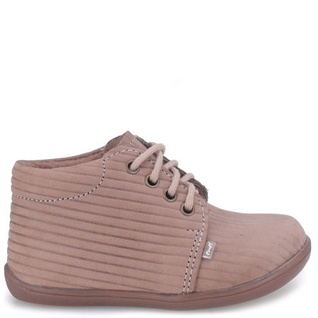 Arno barefoot membrana beżowe trzewiki dziecięce ze skóry naturalnej