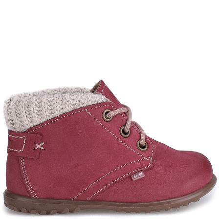 Orlando Roczki® membrana różowe trzewiki dziecięce ze skóry naturalnej