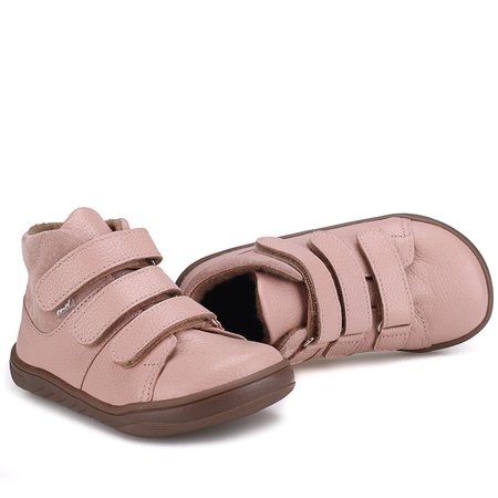 Pico barefoot membrana różowe trampki dziecięce ze skóry naturalnej