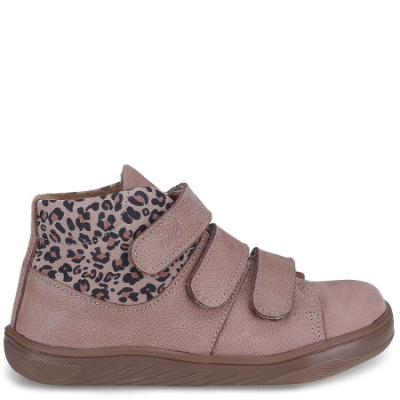 Pico barefoot membrana beżowe trampki dziecięce ze skóry naturalnej