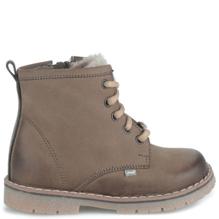 Bergen membrana zielone trzewiki dziecięce ze skóry naturalnej