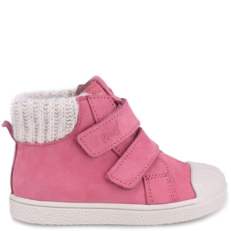 Toronto membrana różowe trzewiki dziecięce ze skóry naturalnej